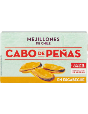 MEJILLON PEQUEÑOS ESCABECHE C.PEÑAS (CHILE) OL-90