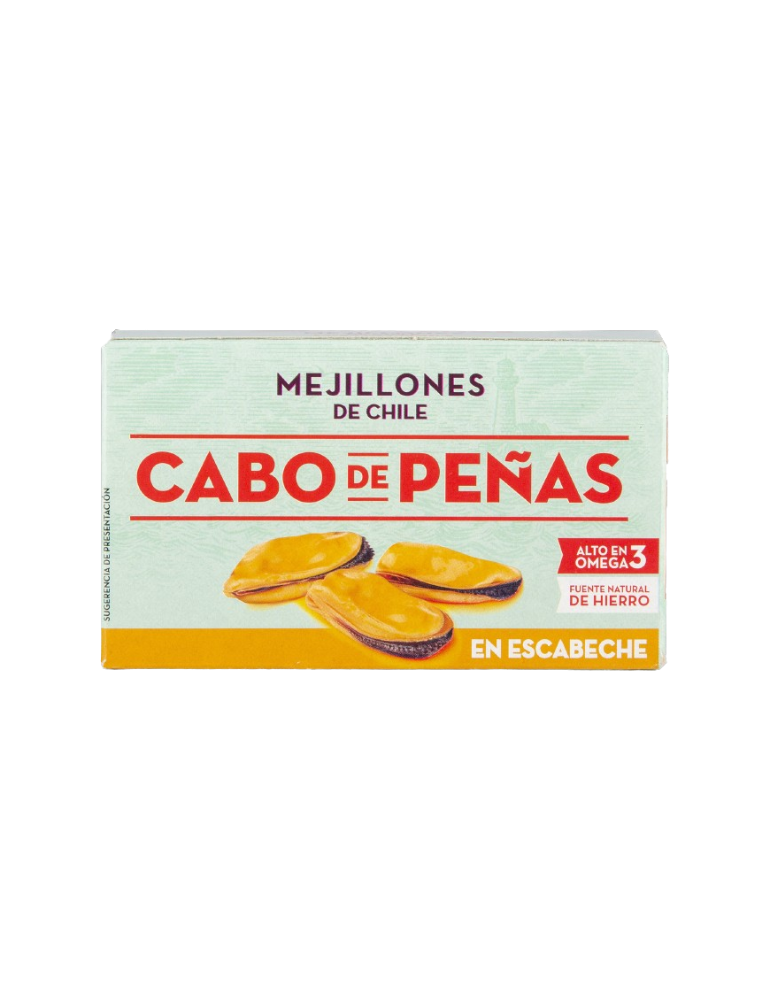 MEJILLON PEQUEÑOS ESCABECHE C.PEÑAS (CHILE) OL-90