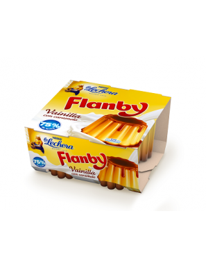 NESTLE FLAN VAINILLA LA LECHERA FLANBY P/4 UD