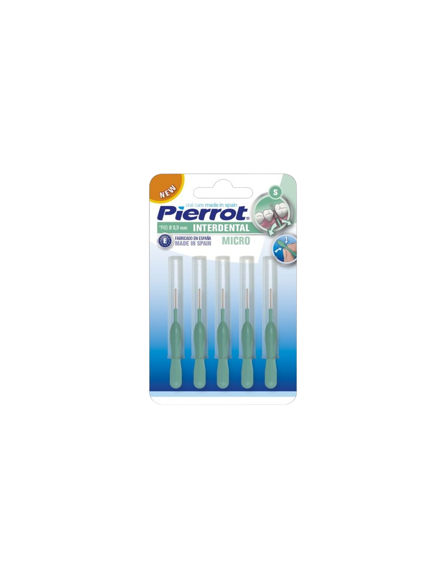 CEPILLO INTERDENTAL PIERROT FINO 0,90MM P/5UD