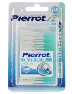 CEPILLO INTERDENTAL PIERROT TOOTHPICKS P/40 UD