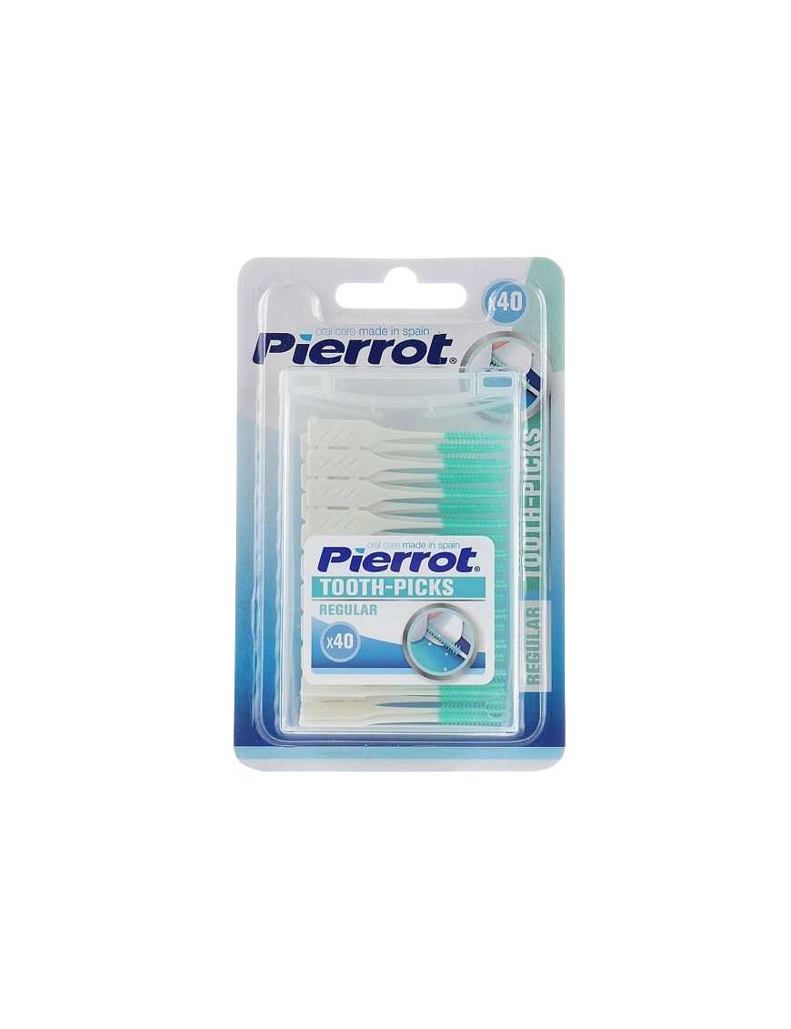 CEPILLO INTERDENTAL PIERROT TOOTHPICKS P/40 UD