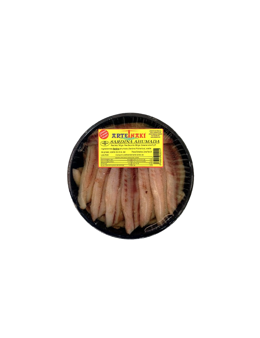 SARDINAS AHUMADAS A/GIR ARTEIÑAKI PESO ESC. 500GR