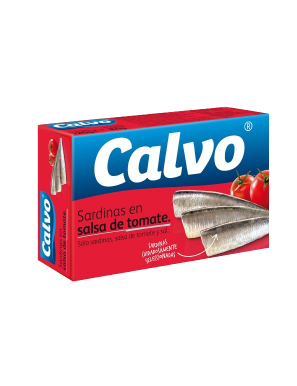 SARDINAS CALVO CON TOMATE RO-120 GR