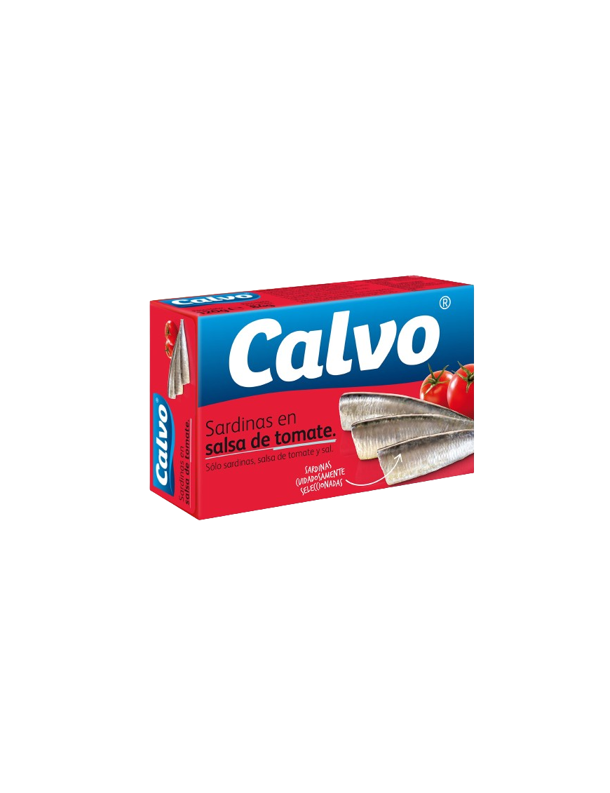 SARDINAS CALVO CON TOMATE RO-120 GR