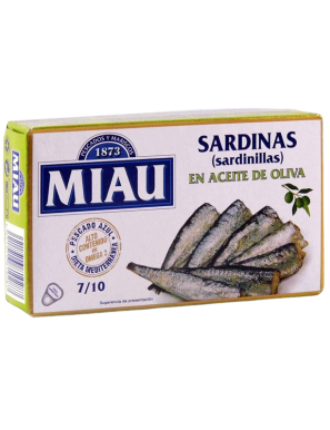 SARDINILLAS MIAU A/OLIVA 7/10  L/85GR