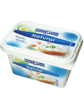 QUESO CREMA NATURAL R/PICOT TARRINA-400.GR.