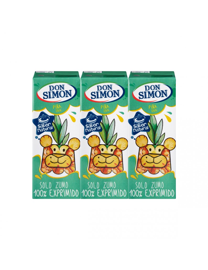 ZUMO DON SIMON PIÑA/UVA BRICK PACK 6X200 ML