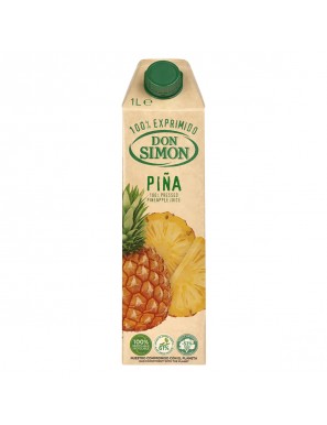 ZUMO DON SIMON 100% EXPRIMIDO PIÑA BRICK 1 LITRO