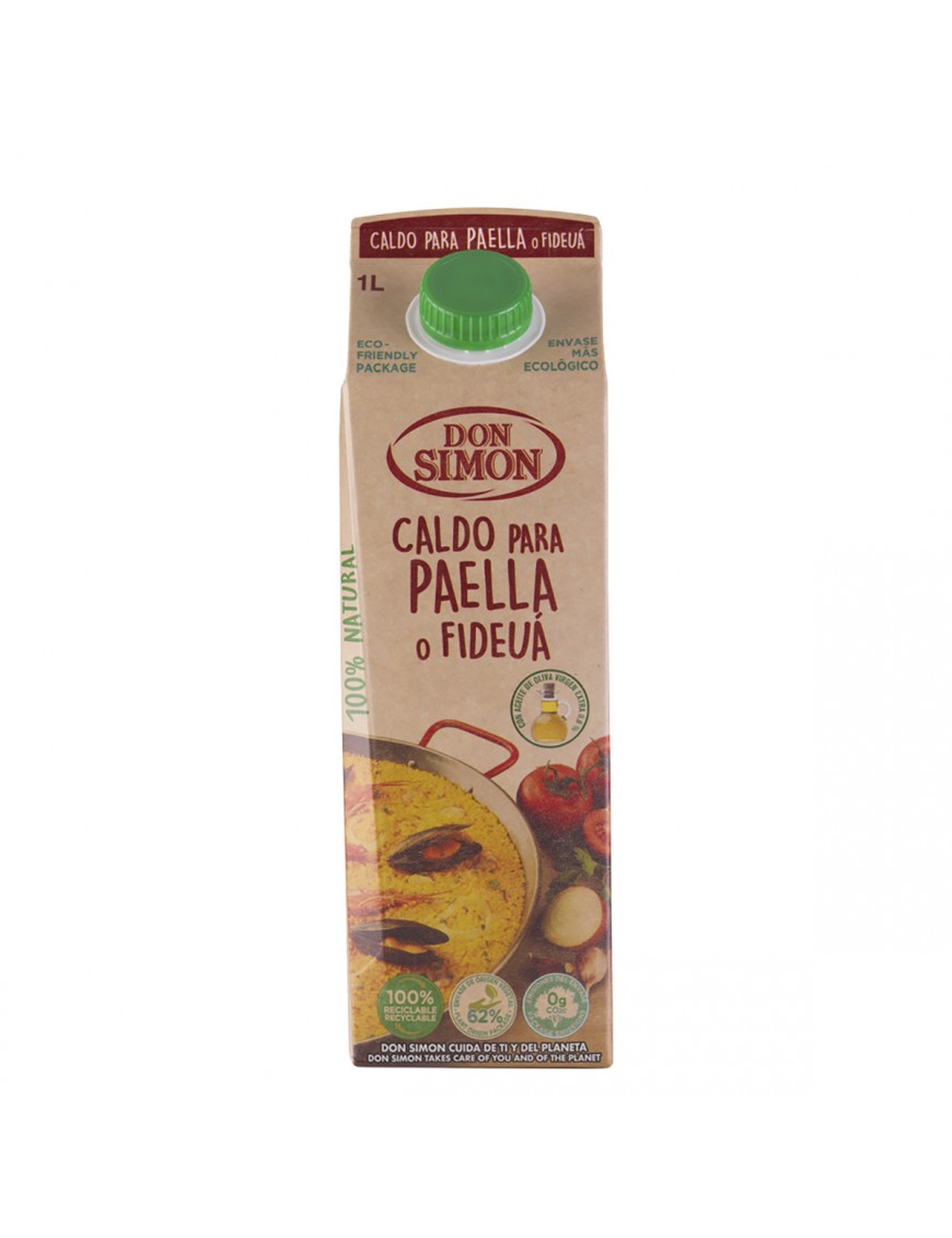 CALDO PAELLA/FIDEUA LIQUIDO DON SIMON BRICK 1 L