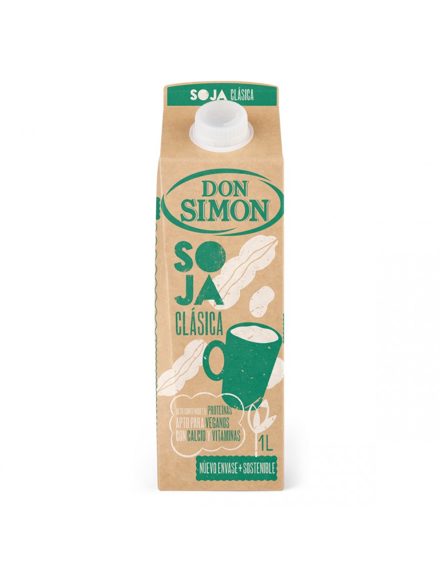 BEBIDA DE LECHE SOJA DON SIMON NORMAL BRICK 1 L.