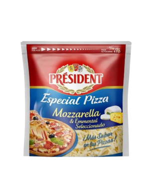 QUESO RALLADO ESPECIAL PIZZA PRESIDENT 150 GR