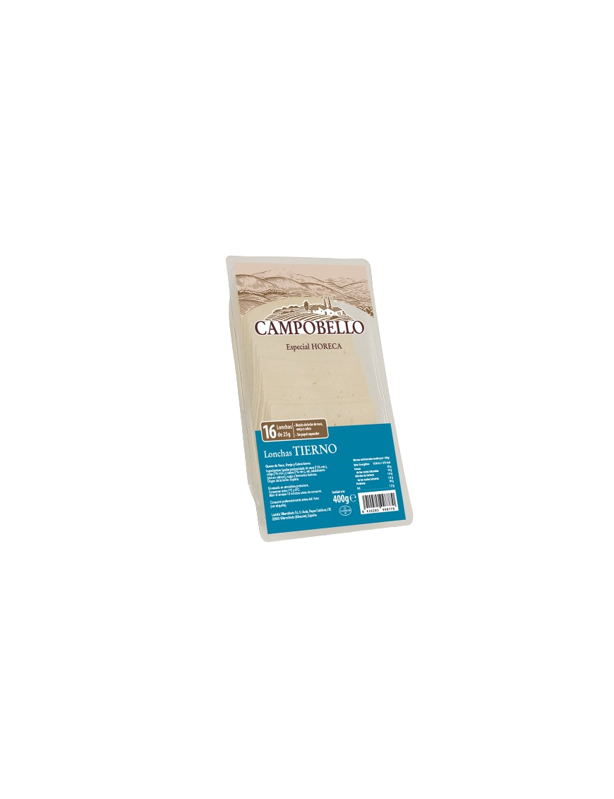 QUESO LONCHA CAMPOBELLO TIERNO B/400 GR