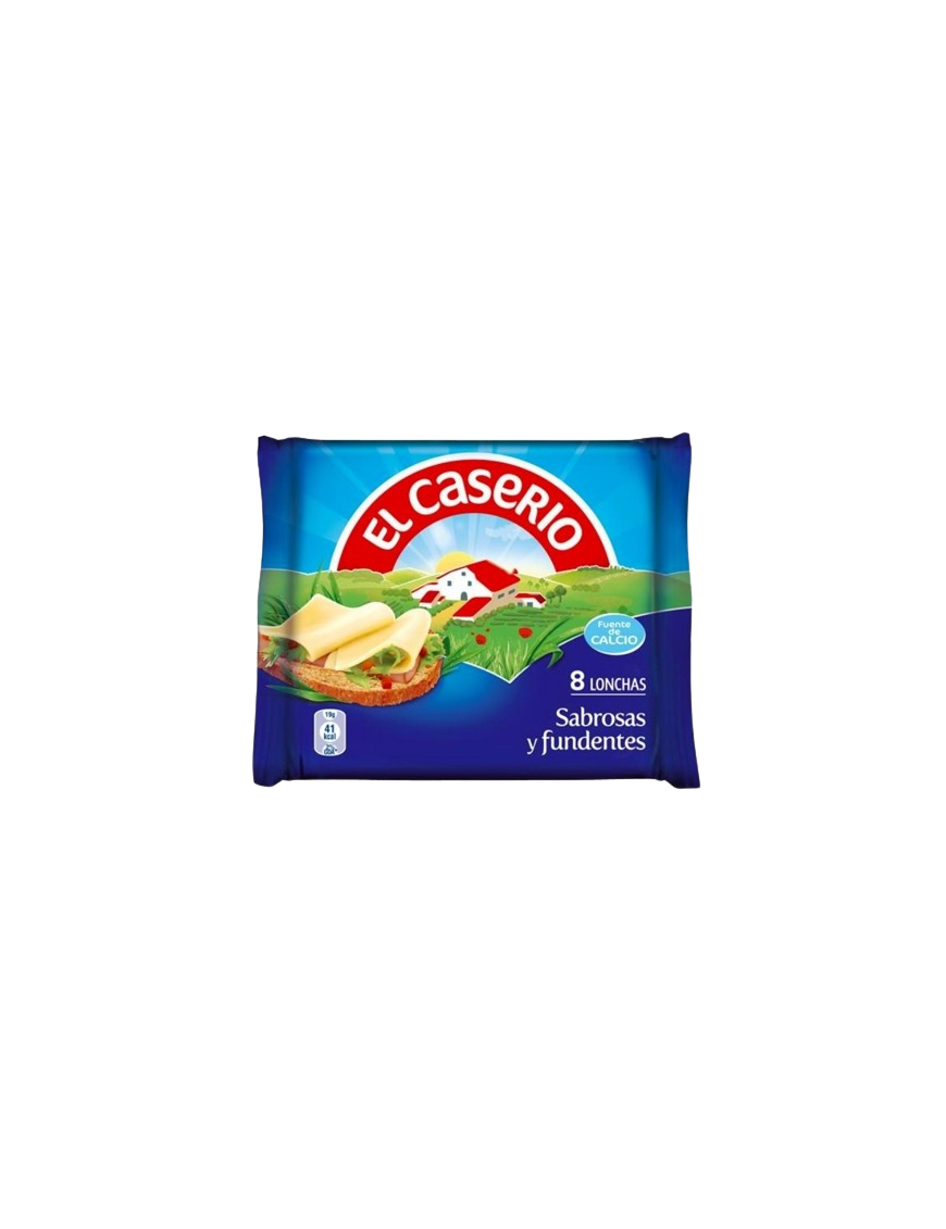 QUESO LONCHA EL CASERIO  PAQ/8UD. 150 GR