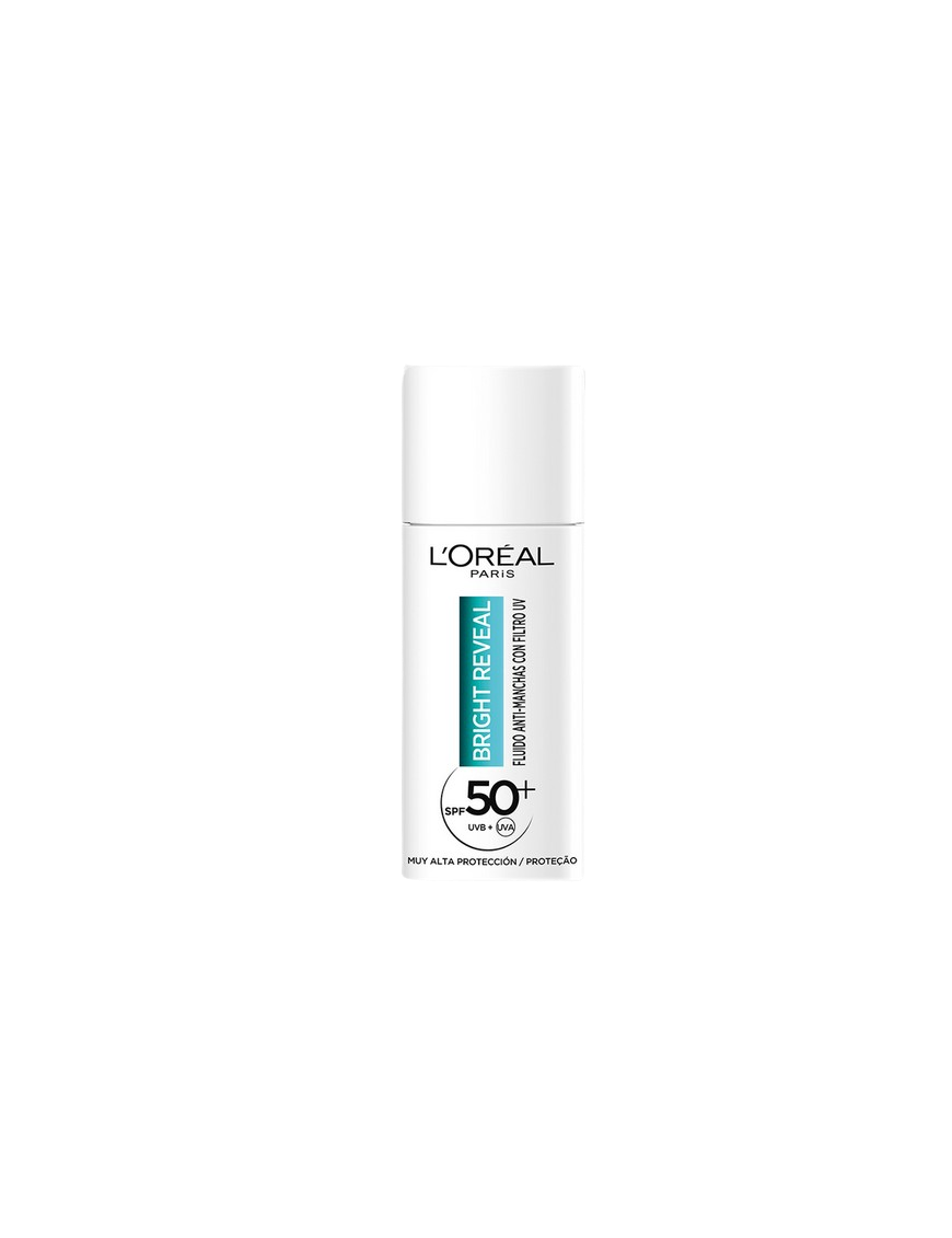 FLUIDO FACIAL L´OREAL ANTIMANCHAS CON SPF50 B/50ML