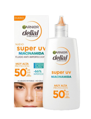 SOL BRONCEADOR DELIAL FACIAL F-50 ANTIMANC T/40 ML