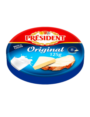 QUESO PORCION PRESIDENT EST/8UD 125 GR