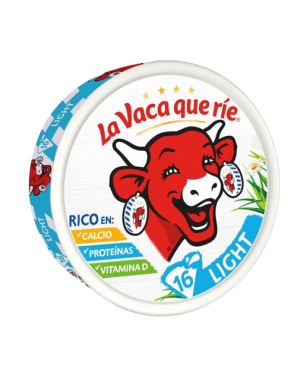 QUESO PORCIONES LA VACA QUE RIE LIGHT EST/16 UD