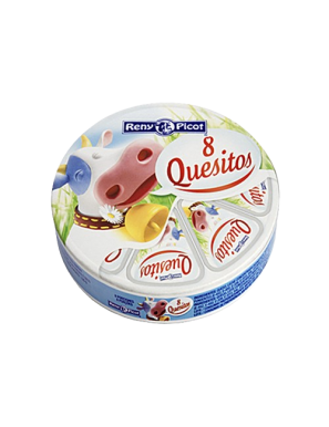 QUESO PORCIONES R/P ESTUCHE  8 UD