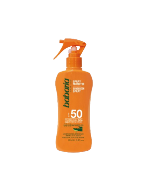 SOL BRONCEADOR BABARIA ALOE F-50  PIST/200ML+ AFT