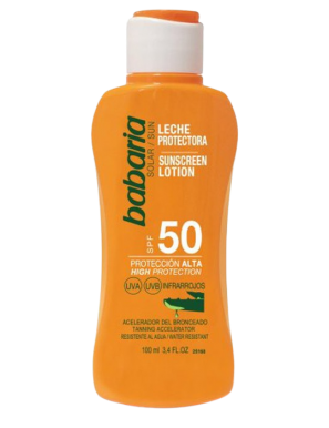 SOL BRONCEADOR BABARIA ALOE F-50  BOTE 100ML