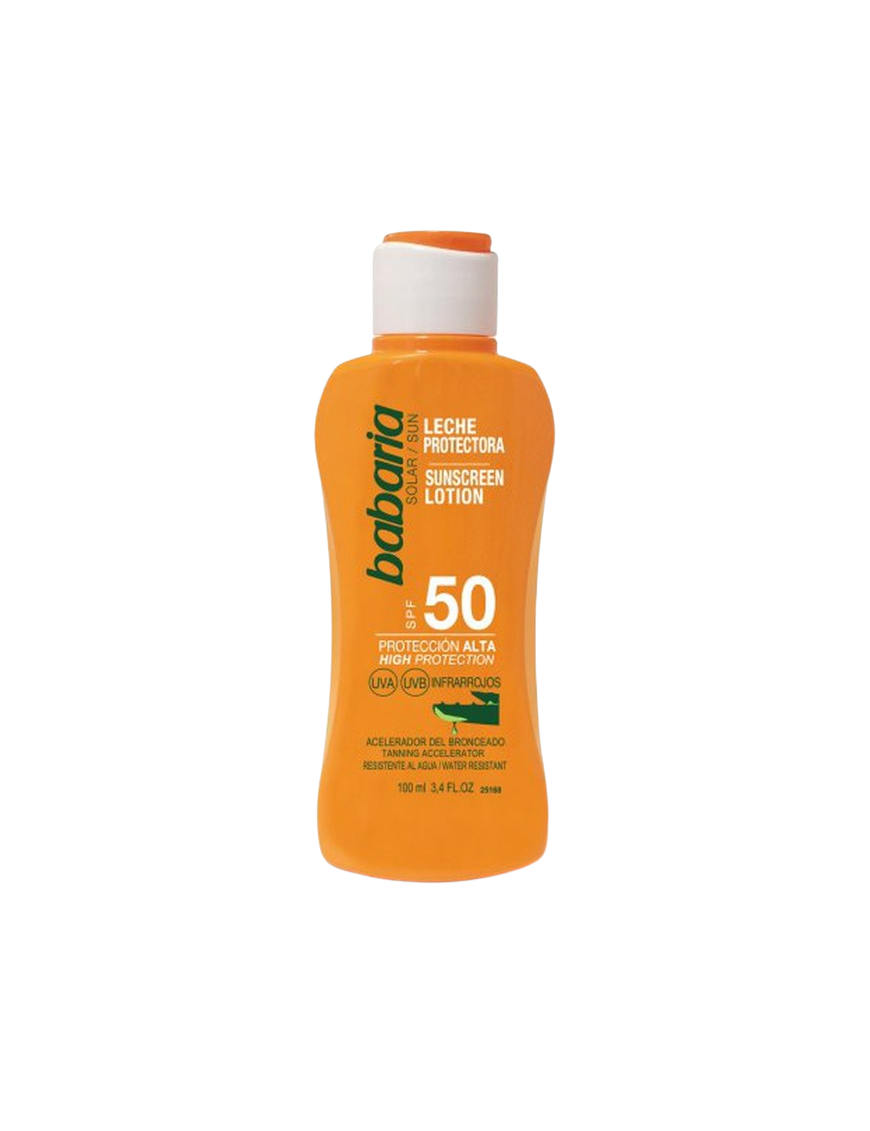 SOL BRONCEADOR BABARIA ALOE F-50  BOTE 100ML