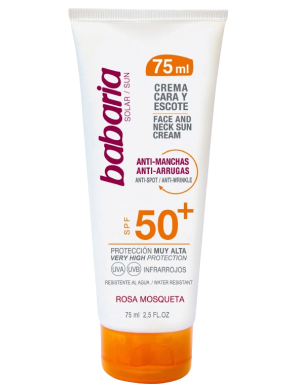 SOL CREMA FACIAL BABARIA ANTI-MANCHA F-50+ T/75ML