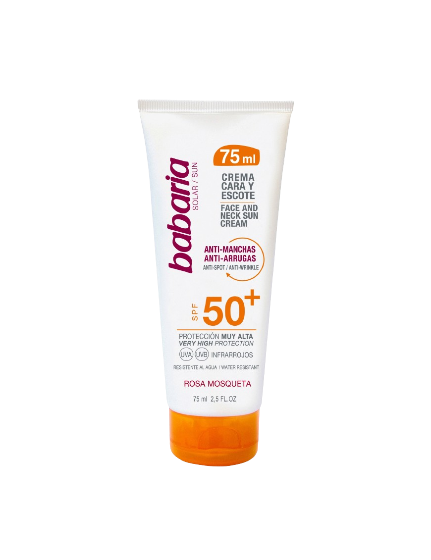 SOL CREMA FACIAL BABARIA ANTI-MANCHA F-50+ T/75ML