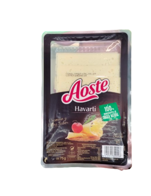 QUESO LONCHA AOSTE HAVARTI  C/37526 B/75G