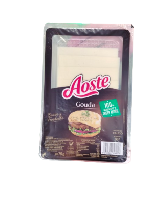 QUESO LONCHA AOSTE GOUDA  C/37525 B/75G