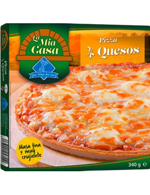 PIZZA  CONG. 4 QUESOS LA MIA CASA C/340 GR