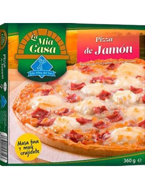 PIZZA  CONG. JAMON LA MIA CASA C/360 GR