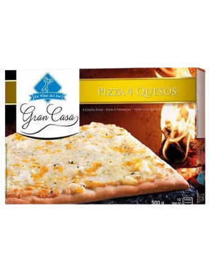 PIZZA  CONG.RECT-35X42 G.CASA 4 QUESOS 500GR