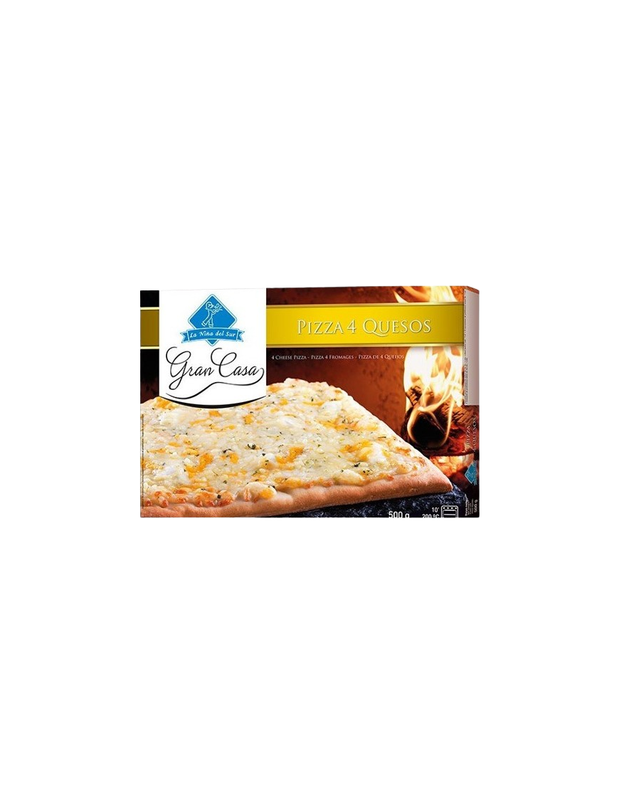 PIZZA  CONG.RECT-35X42 G.CASA 4 QUESOS 500GR