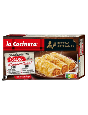 CANELONES CONG. DE CARNE LA COCINERA C/500 GR