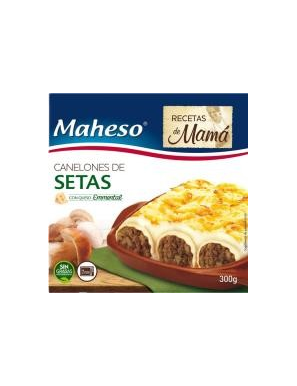 CANELONES CONG. DE SETAS C/EMMENTAL MAHESO 300GR