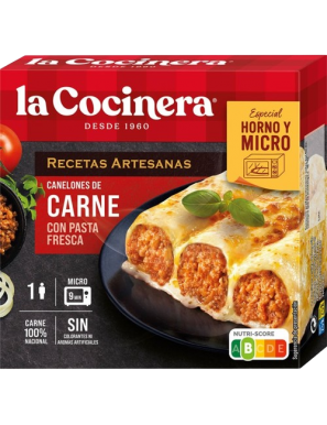 CANELONES CONG. ITALIANA COCINERA MICROONDAS 280GR