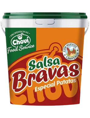 SALSA BRAVA CHOVI E/ PATATAS CUBO 1 KG (OJO)