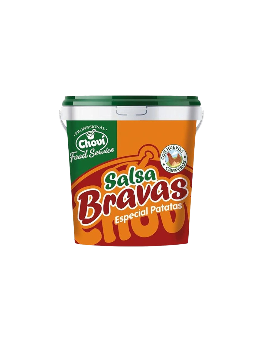 SALSA BRAVA CHOVI E/ PATATAS CUBO 1 KG (OJO)