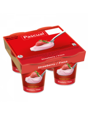 YOGUR PASCUAL SABOR FRESA PACK-4