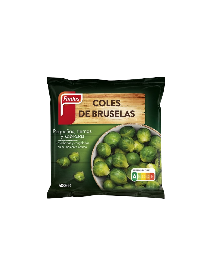 COLES DE BRUSELAS CONGELADA FINDUS BOLSA 400 GR.