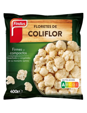 COLIFLOR CONGELADA FINDUS BOLSA 400 GR.