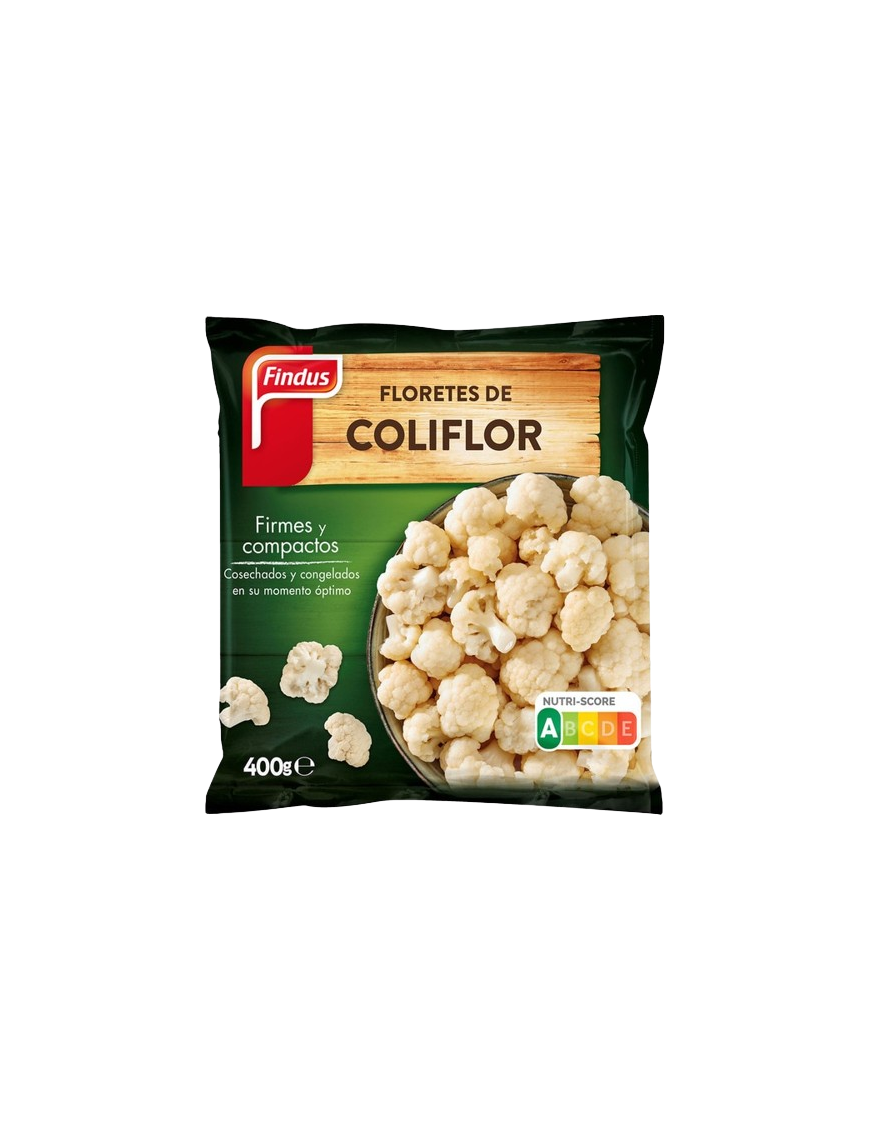 COLIFLOR CONGELADA FINDUS BOLSA 400 GR.