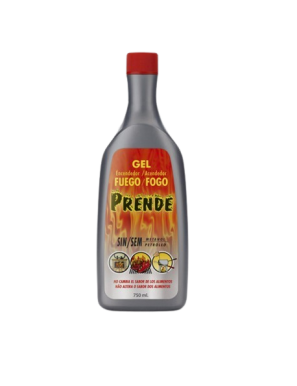 GEL ENCIENDE FUEGO PRENDE BOTELLA 750 ML.