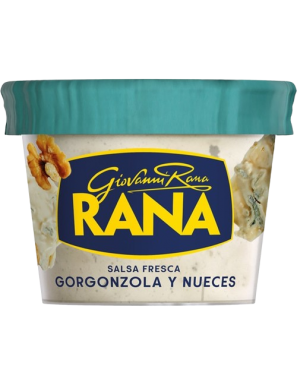 SALSA RANA REFRIGERADA GORGONZOLA-NUECES B/180 GR