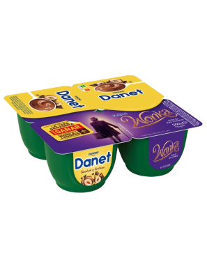 DANONE DANET CHOCO AVELLANA PACK/4 X 125GR