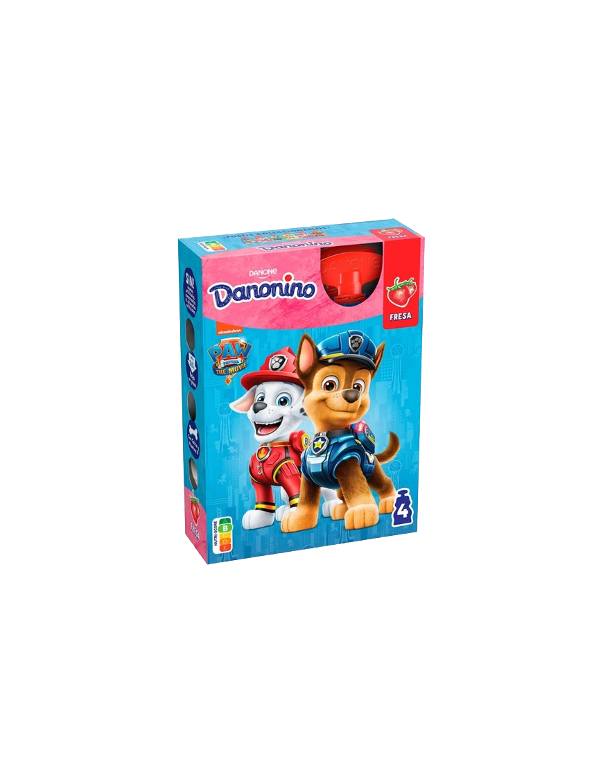 DANONE DANONINO POUCH FRESA PACK-4 UD