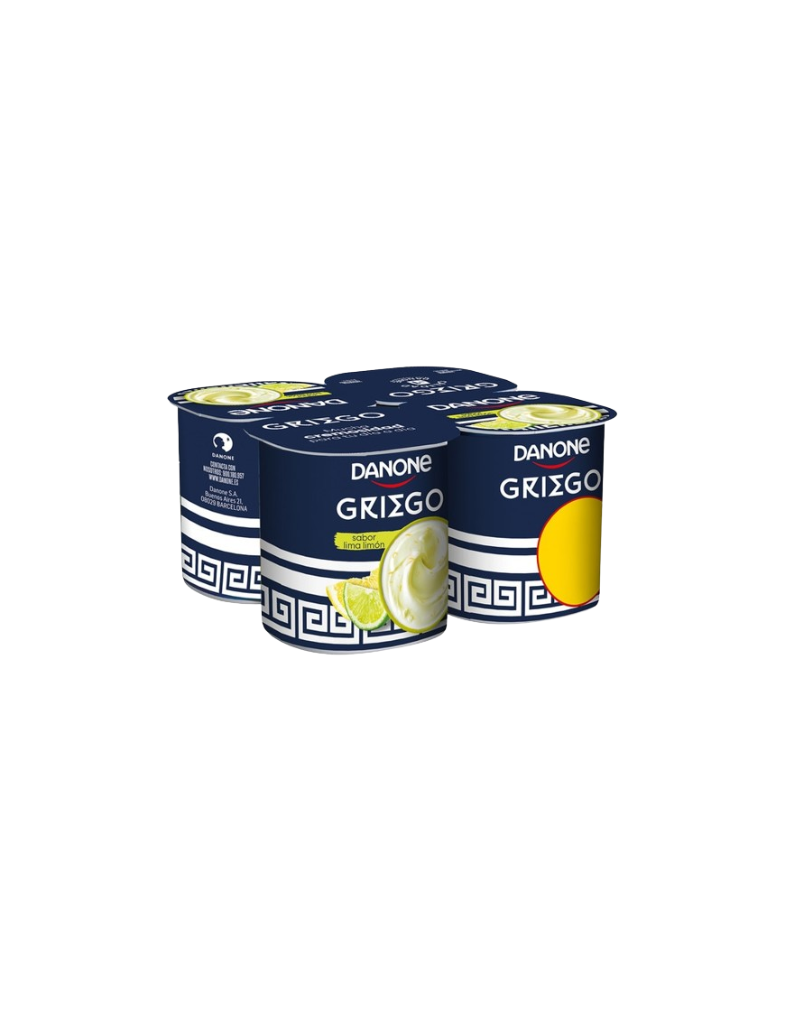 DANONE GRIEGO LIMA LIMON PACK-4 UD