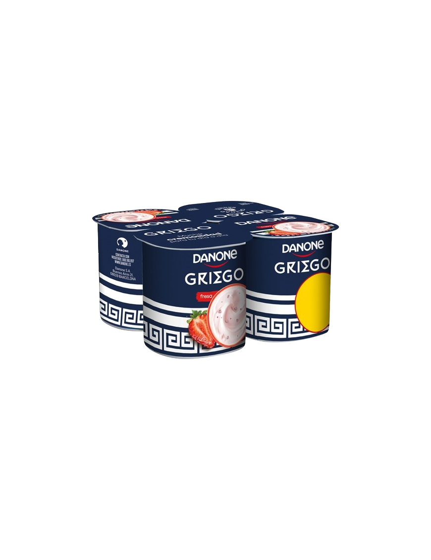 DANONE GRIEGO FRESA PACK-4 UD