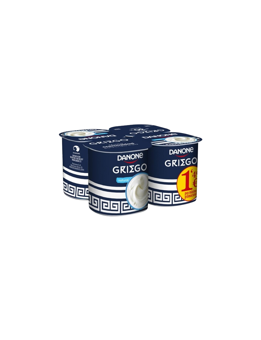 DANONE GRIEGO NATURAL PACK-4 UD